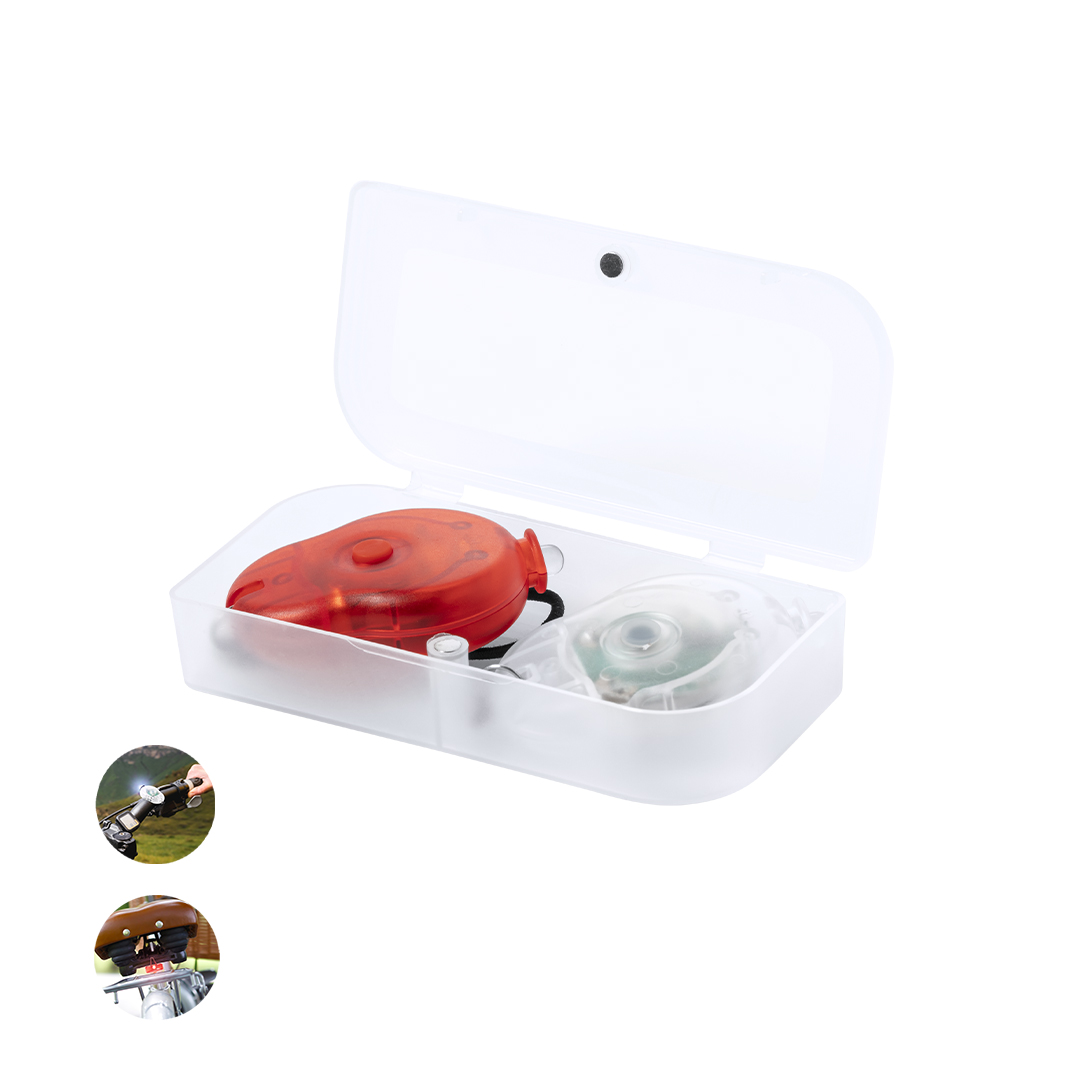 Set Luces Seguridad Bici Bowel personalizado para empresas