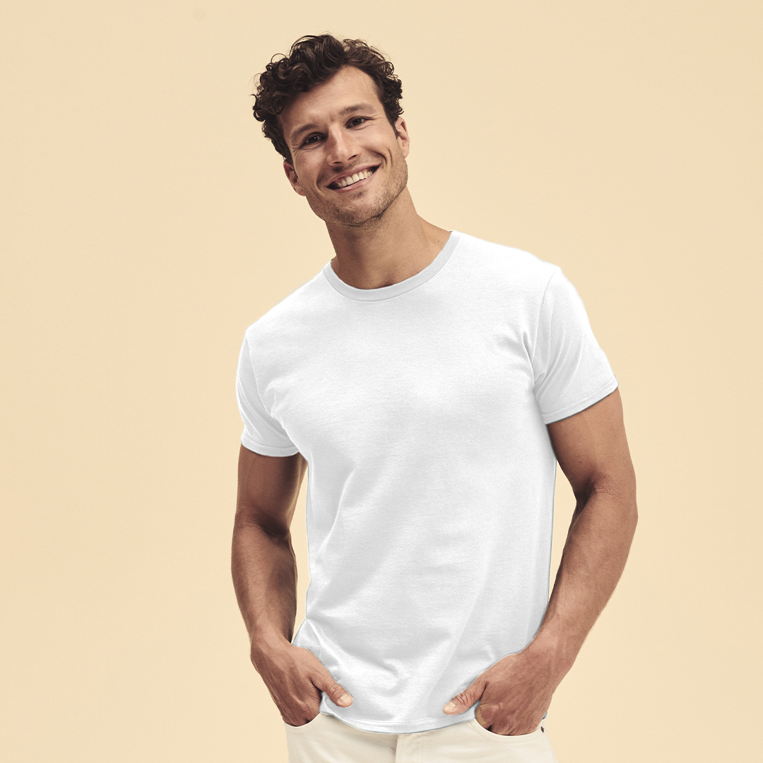 Camiseta Adulto Blanca Iconic personalizado para empresas