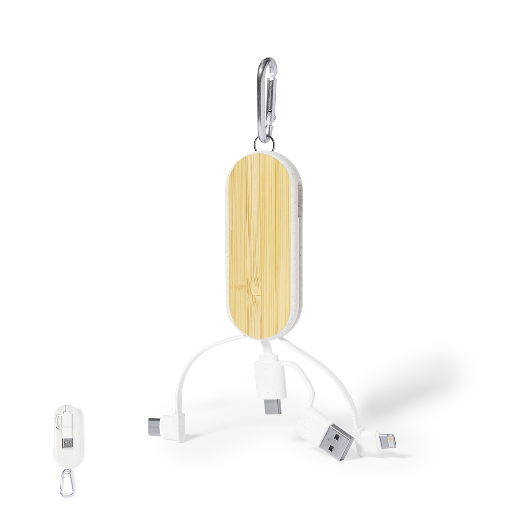 Cable Cargador Abby personalizado para empresas