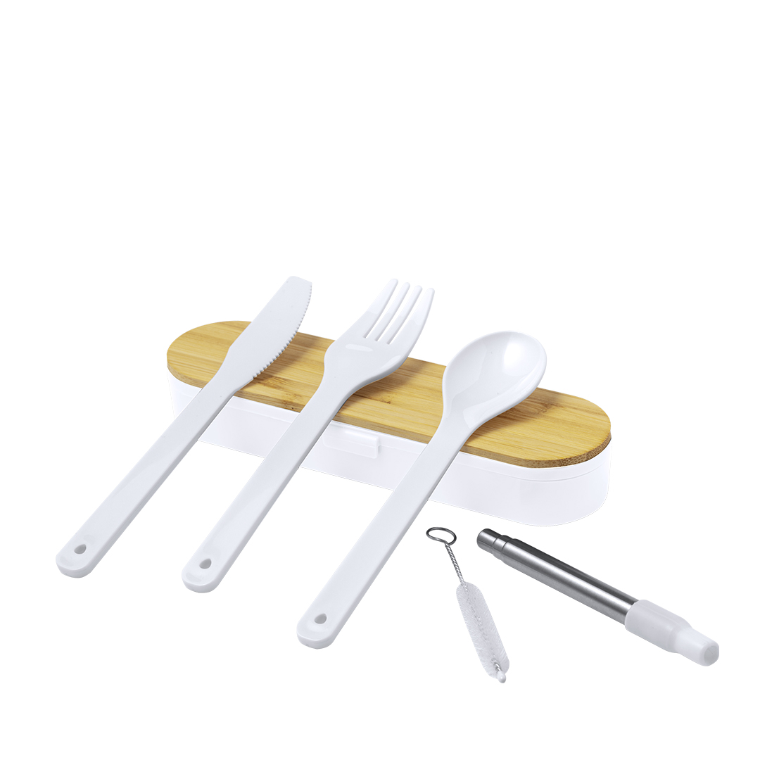 Set Cubiertos Milner personalizado para empresas