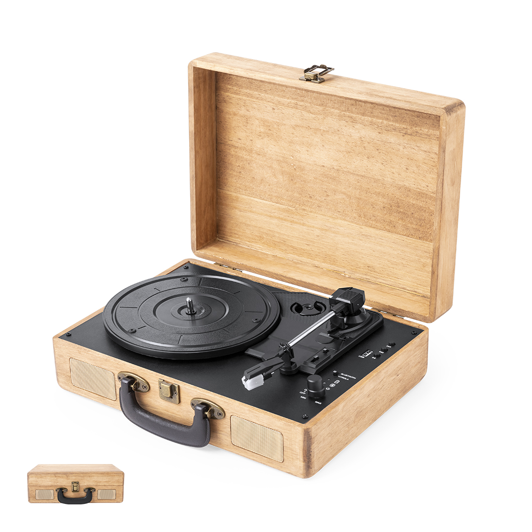 Tocadiscos Reproductor Vinilux personalizado para empresas