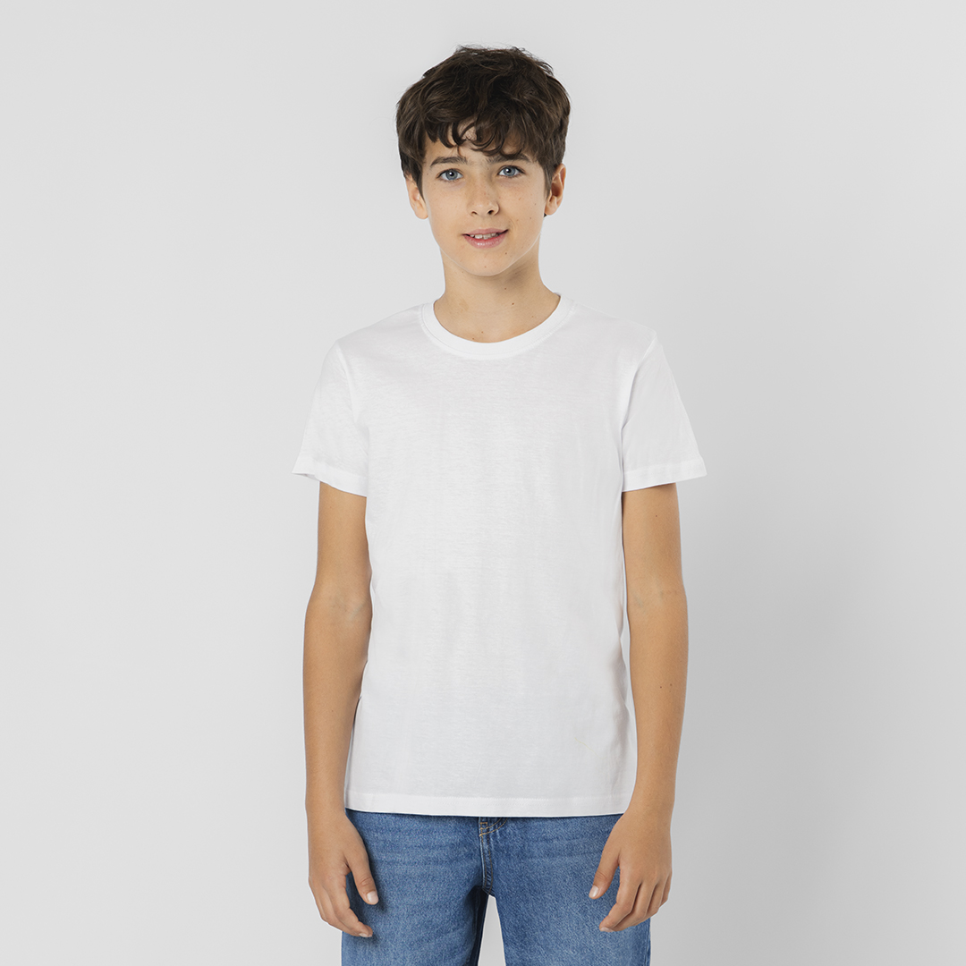 Camiseta Niño Blanca Seiyo personalizado para empresas
