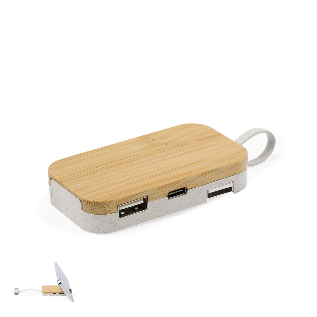 Puerto USB Soporte Flow personalizado para empresas