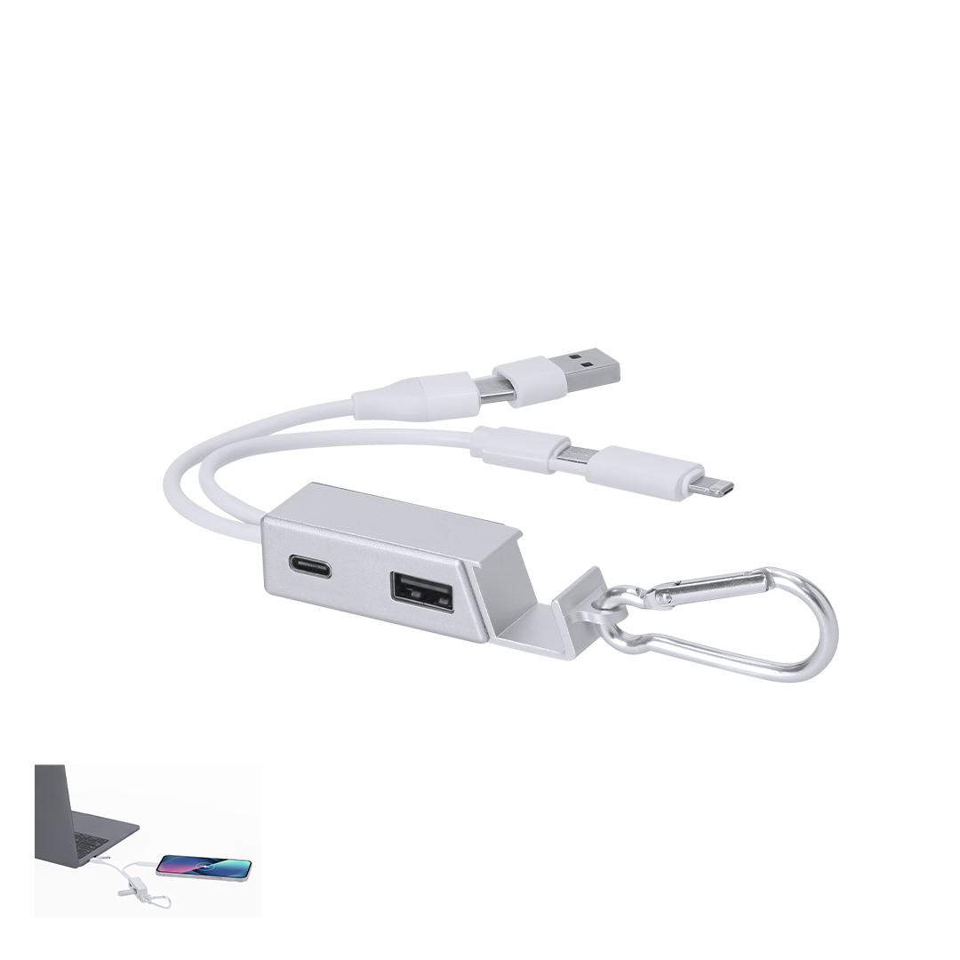 Puerto USB Cargador Leony personalizado para empresas