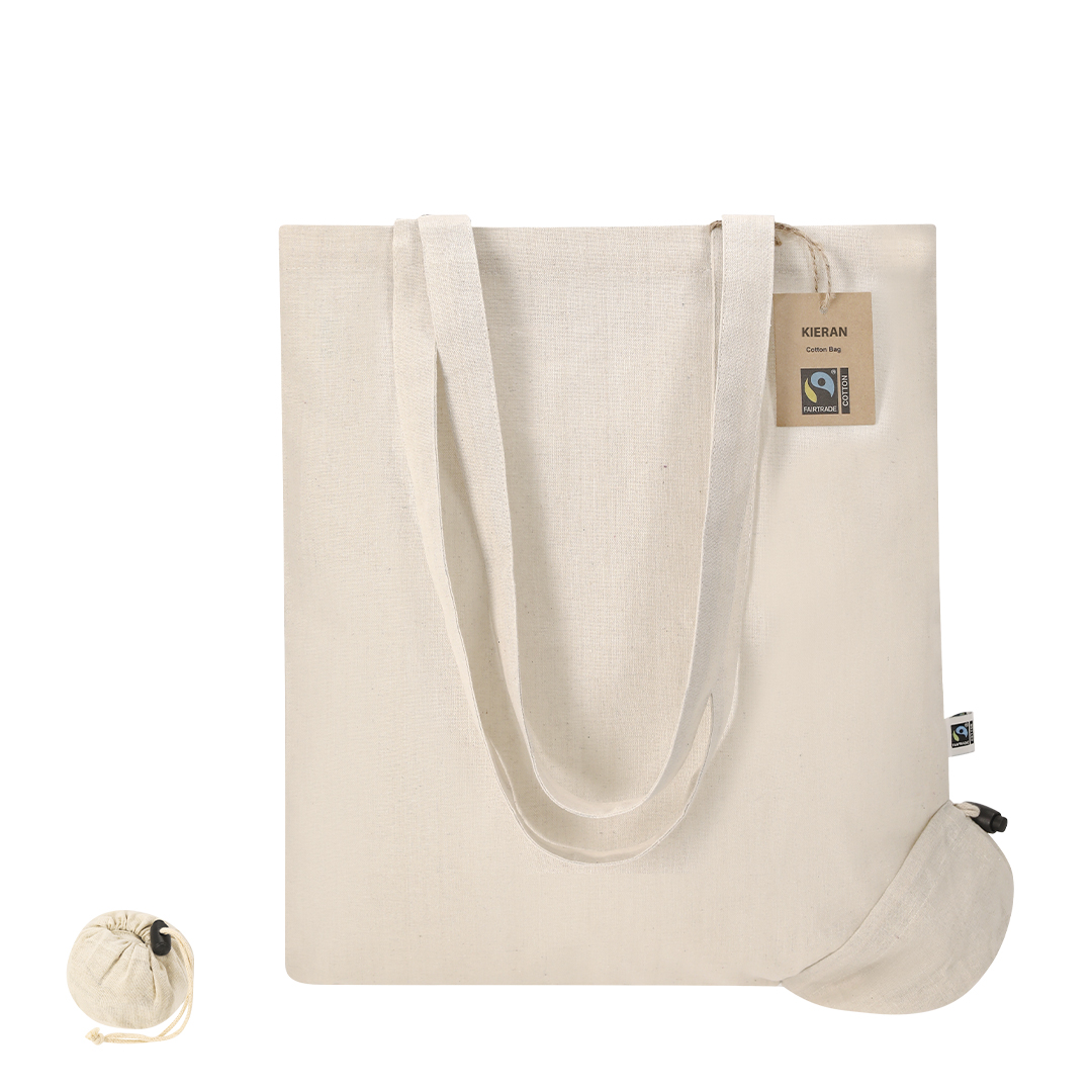Bolsa Plegable Kieran Fairtrade personalizado para empresas