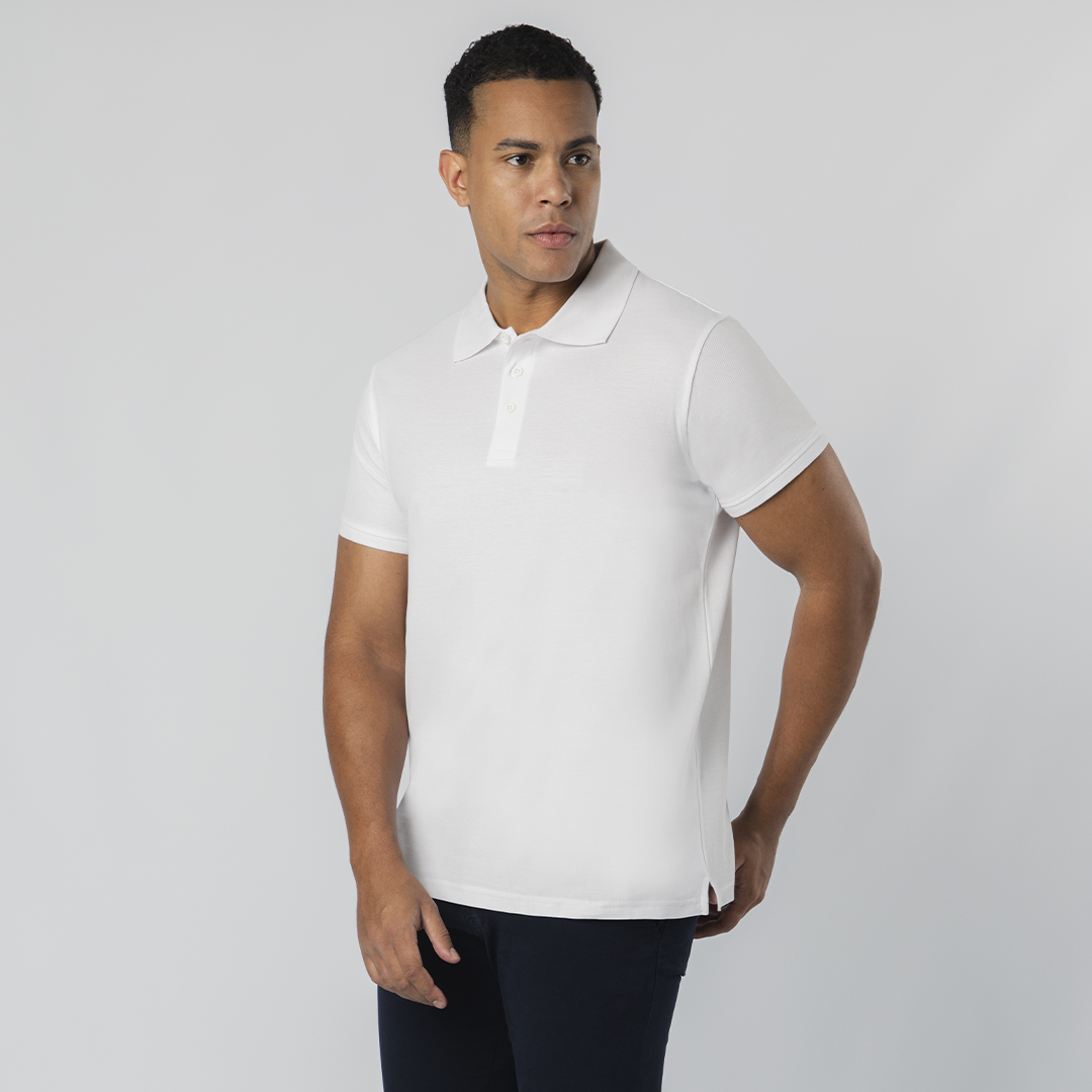 Polo Adulto Blanco Chaplin personalizado para empresas
