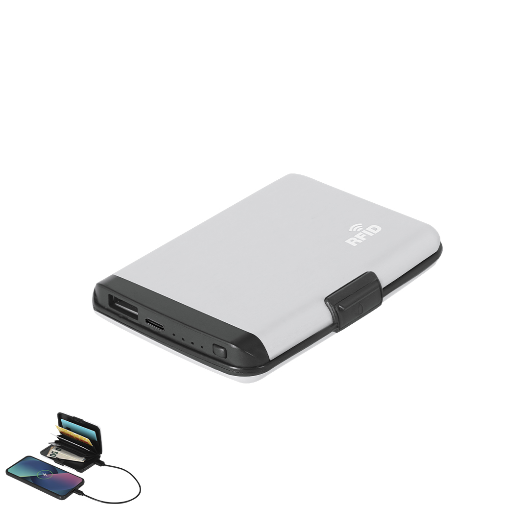 Tarjetero Power Bank Chefler personalizado para empresas