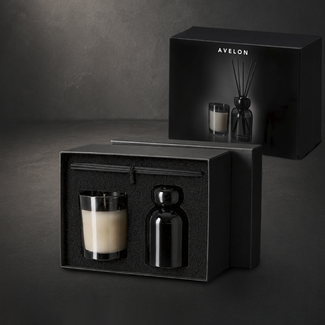 Set Aromático Avelon personalizado para empresas
