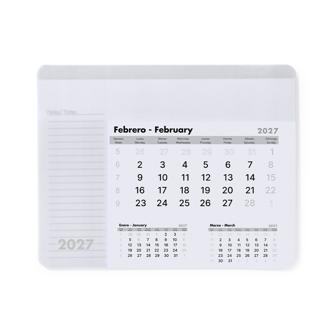 Alfombrilla Calendario Rendux personalizado para empresas