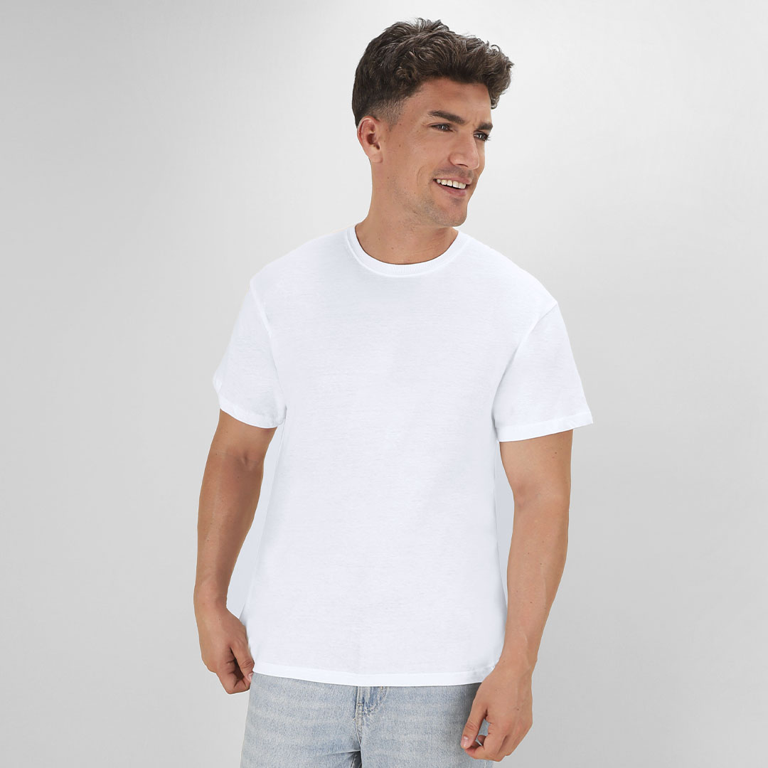 Camiseta Ad. Blanca Keya Mc130 personalizado para empresas
