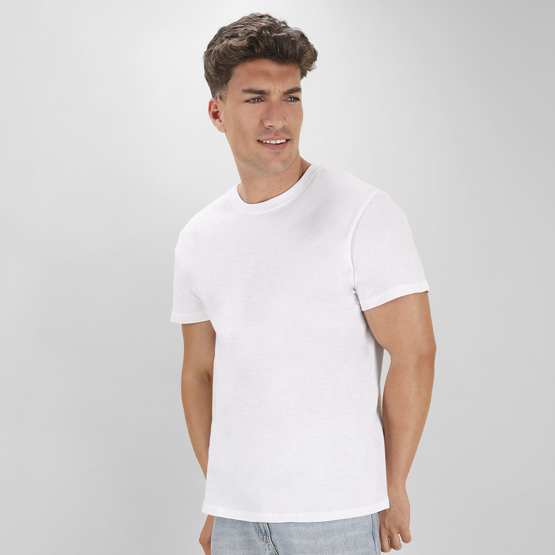 Camiseta Ad. Blanca Keya Mc180 personalizado para empresas