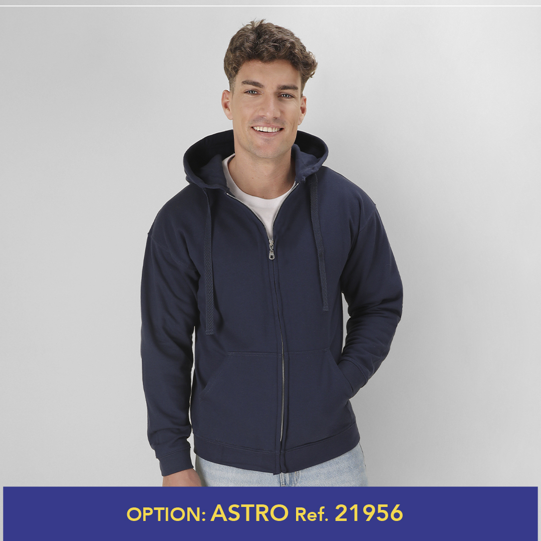 Sudadera Ad. Capucha+Cremallera SWZ280 personalizado para empresas
