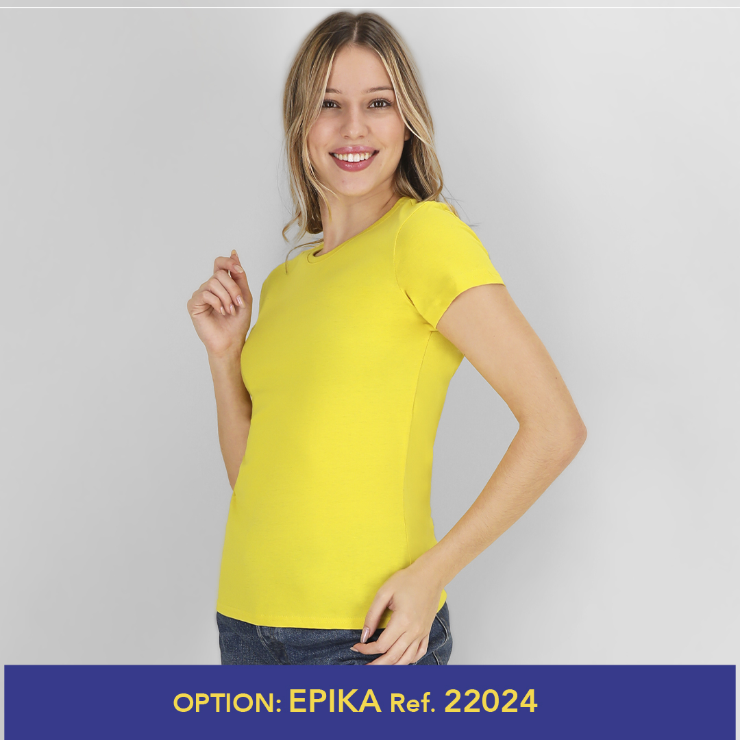 Camiseta Mujer Color Keya Wcs150 personalizado para empresas