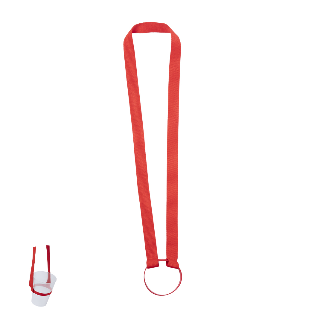 Lanyard Portavasos Frinly personalizado para empresas